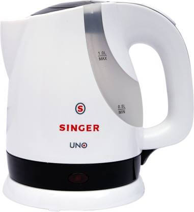 Singer UNO/SKT 100 UBI Electric Kettle (1 L, Black)
